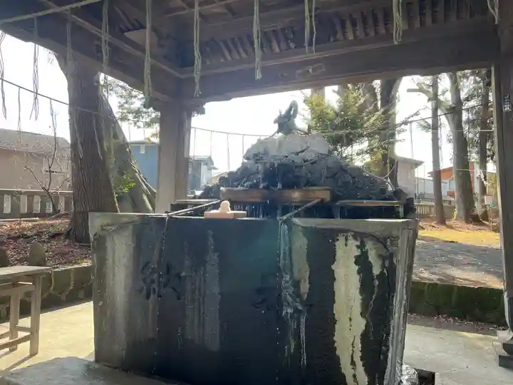 小室浅間神社の手水舎
