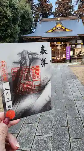 鏡石鹿嶋神社 ＊安産・開運・勝利の神さま＊の御朱印