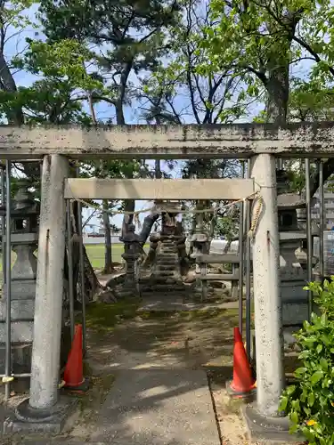 白山社（百島町）の鳥居