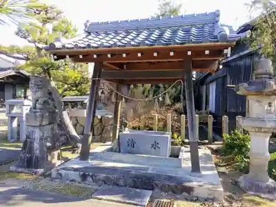 諸鍬神社の手水舎