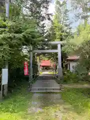 長者山新羅神社の鳥居