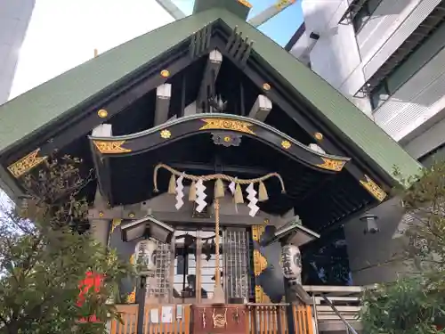 築土神社の本殿