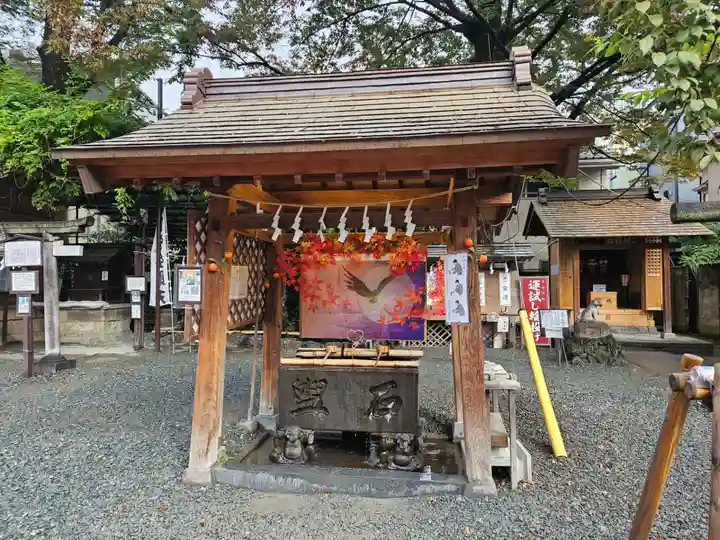 川越熊野神社の手水舎