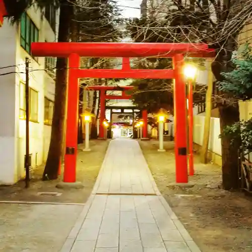 花園神社の鳥居