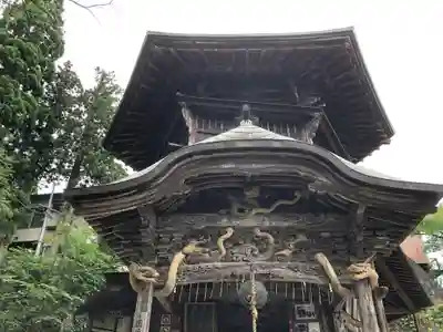 円通三匝堂(さざえ堂)の本殿・本堂