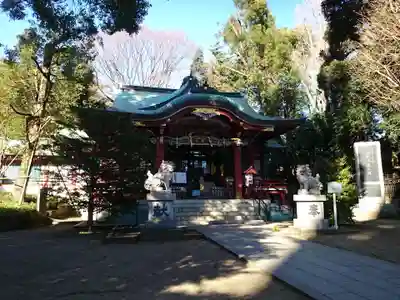 中野氷川神社の本殿・本堂