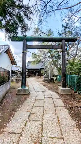 真間稲荷神社の鳥居