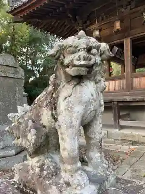 福良八幡神社の狛犬