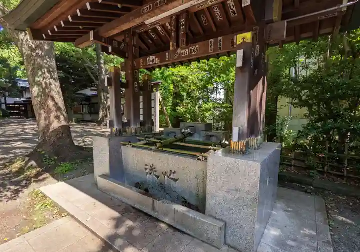 王子神社の手水舎
