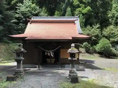祖母嶽神社の本殿・本堂