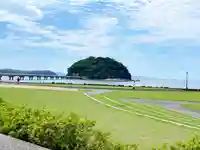 八百富神社の景色