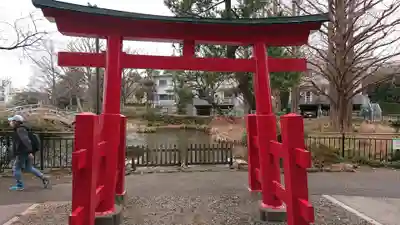 千束八幡神社の鳥居