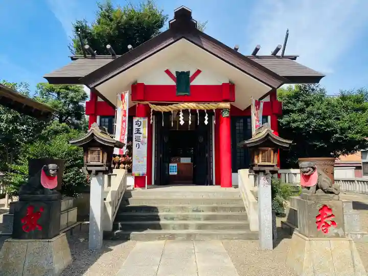 元郷氷川神社の本殿・本堂