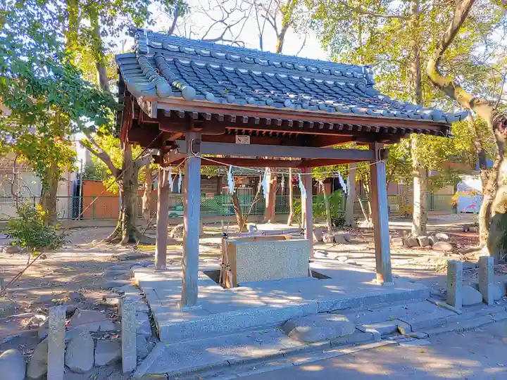 神明社(土器野神明社)の手水舎