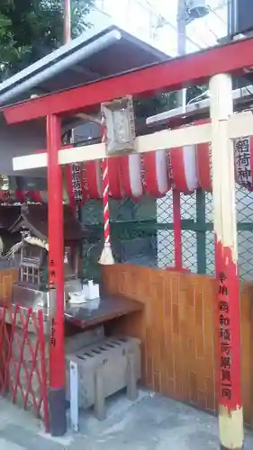 商和稲荷神社の鳥居