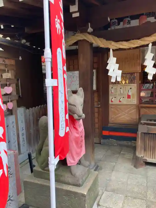 露天神社(お初天神)の狛犬