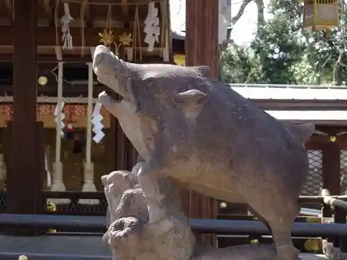 護王神社の狛犬