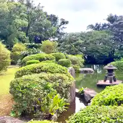 屋久島大社の庭園