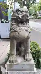 築土神社の狛犬