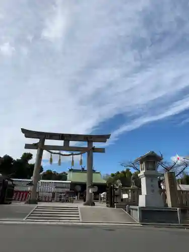 難波大社　生國魂神社の鳥居