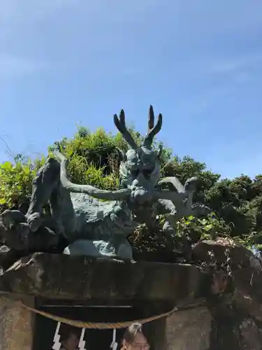 江島神社の狛犬