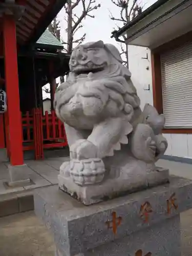 葛飾氷川神社の狛犬