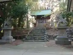 櫻井靖霊神社の狛犬