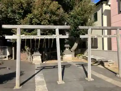 本一色天祖神社の鳥居
