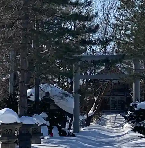 西当別神社の鳥居