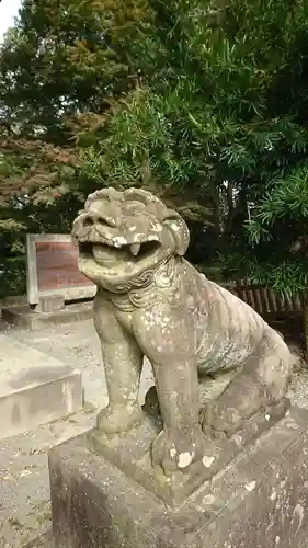 千栗八幡宮の狛犬