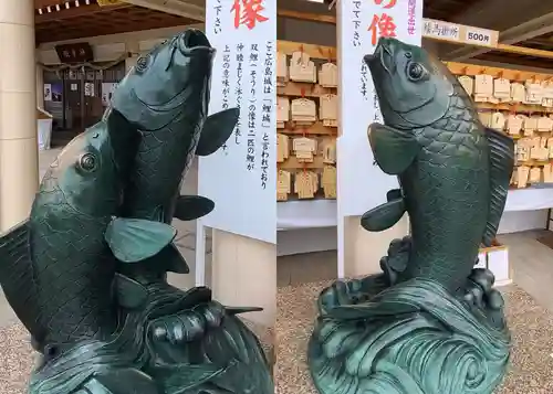 廣島護國神社の像