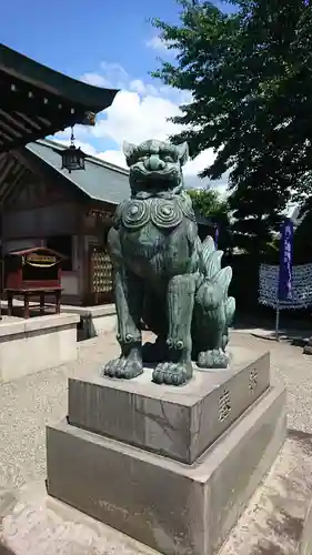 里之宮 湯殿山神社の狛犬