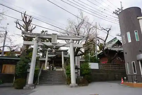 鳩ヶ谷氷川神社の鳥居