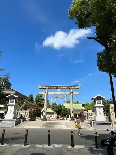 難波大社　生國魂神社の鳥居