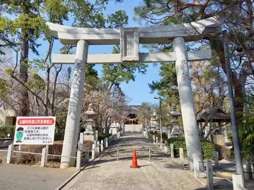 御建神社の鳥居