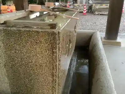 溝旗神社（肇國神社）の手水舎