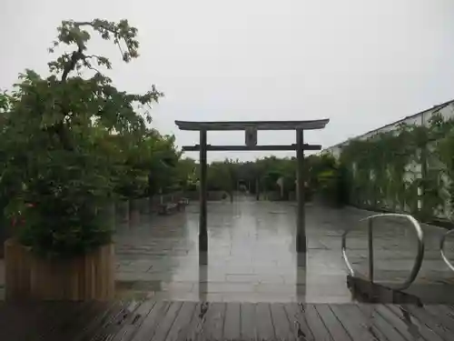 鉄道神社の鳥居