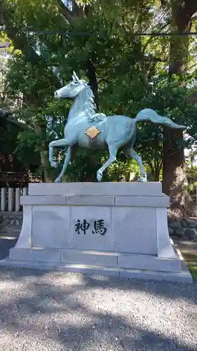 川原神社の狛犬