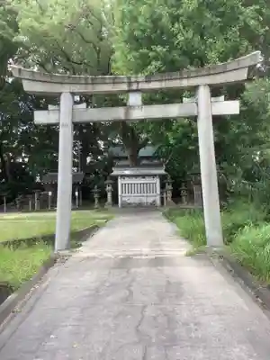 神明社（中切町）の鳥居