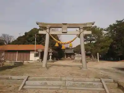 村高天神社の鳥居