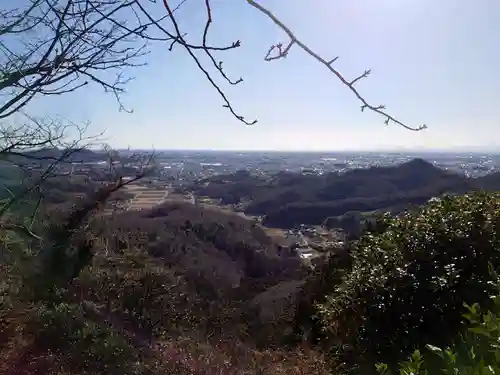 唐澤山神社の景色