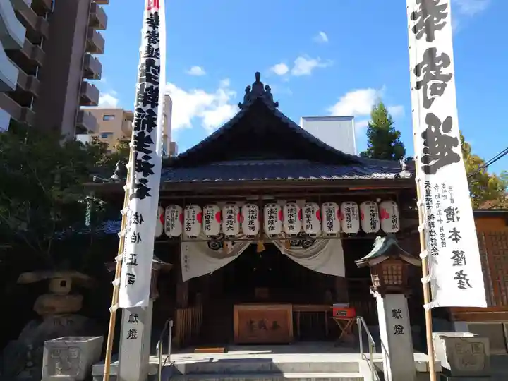 空鞘稲生神社の本殿・本堂