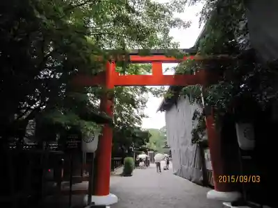 賀茂御祖神社(下鴨神社)の鳥居