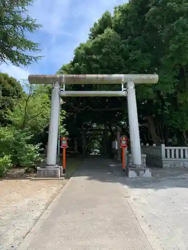 常陸第三宮　吉田神社の鳥居