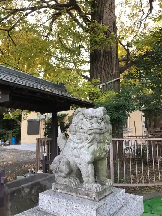 子之神社の狛犬