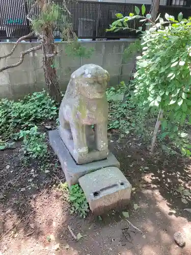 越谷香取神社の狛犬