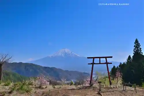 富士山遙拝所（天空の鳥居）(山梨県)