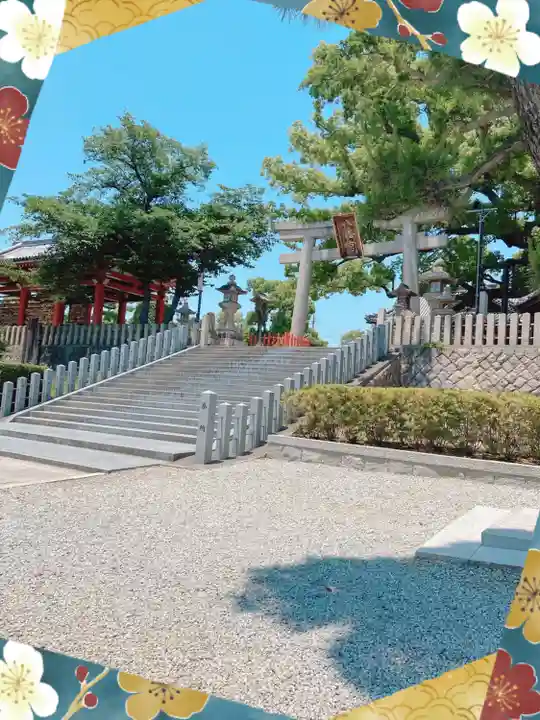 百舌鳥八幡宮の鳥居