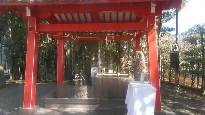 稲荷神社の手水舎