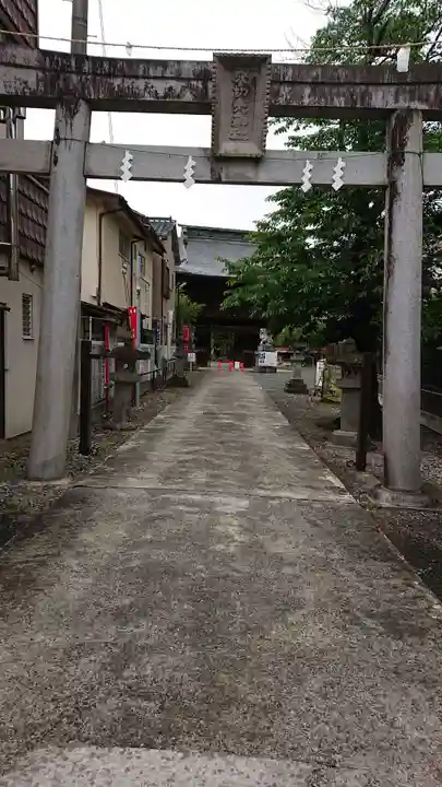 穴切大神社の鳥居